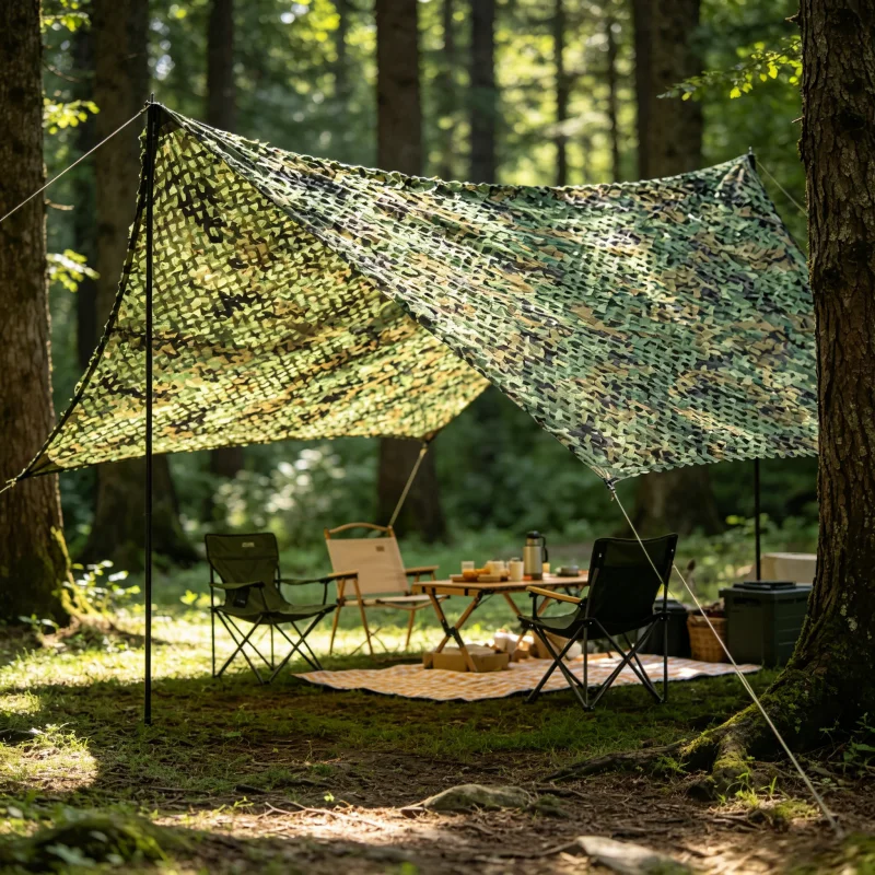 มุ้งพรางลายป่าแบบม้วน - ตาข่าย - Hunting And Camping In Jungle บทวิจารณ์และราคา
