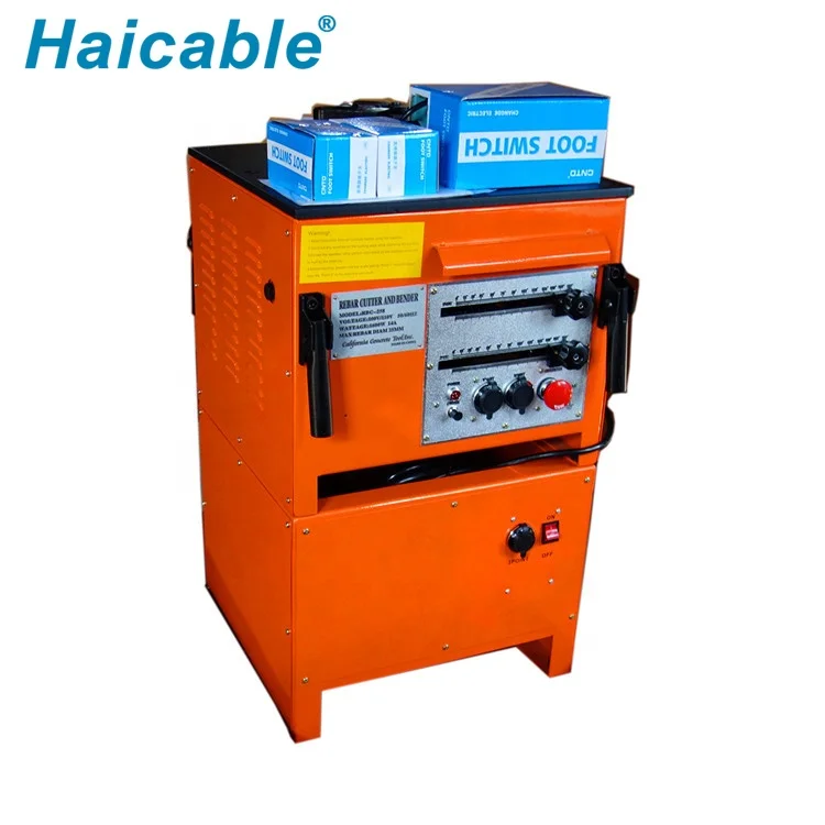 RBC-25 Electric Rebar Bender & Cutter Automatic Steel Wire Iron for Construction Stainless Steel & Aluminum Processing