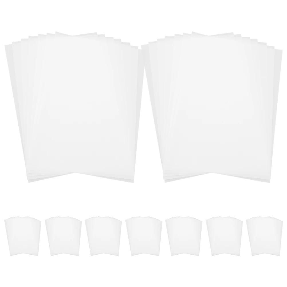 

100 Sheets A4 Sulfuric Paper Tracing Drawing Transfer Clear Sketching Copy Design Translucent Paper for Printing