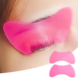 Libeauty Reusable 1 Pair Eye Pads Silicone Stripe Lash Lift Pads Eyelash Extension Super Sticky Under Eye Gel Patch Makeup Tools