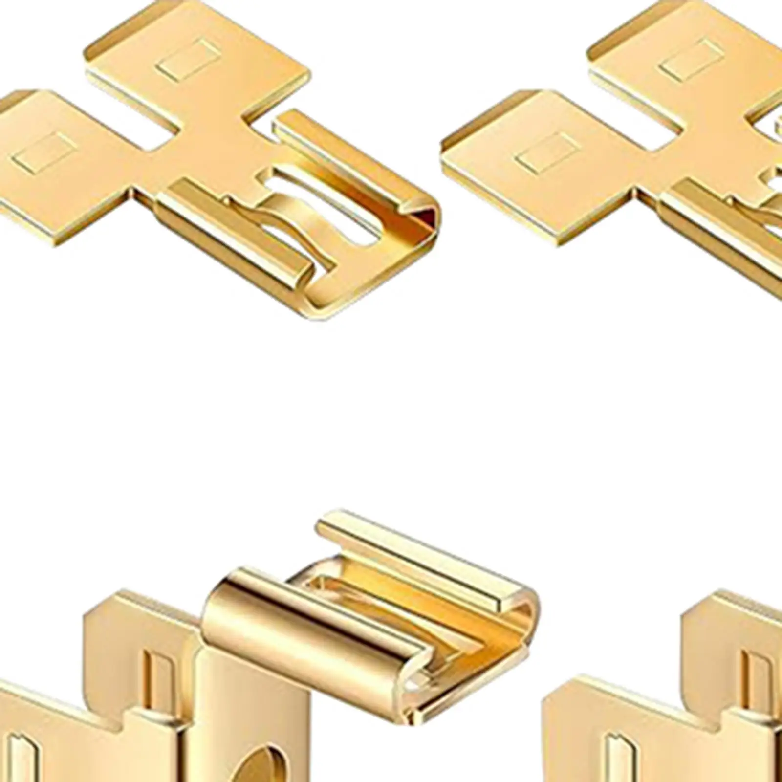 30Pcs Piggyback Spade Connectors Equipment Spade Terminals Adapters for Home Professional Electrician Shop Repairing Automotive