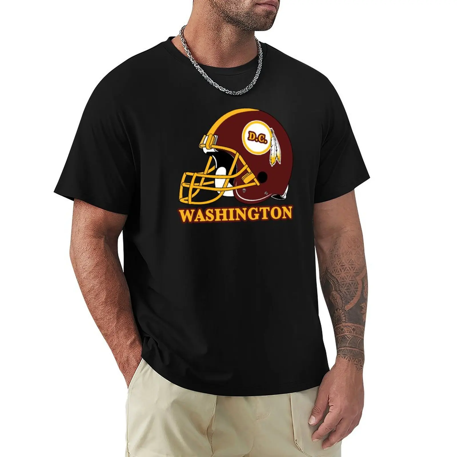

Vintage Washington Football DC Sports Team Novelty Retro T-Shirt hippie clothes essential t shirt tshirts for men