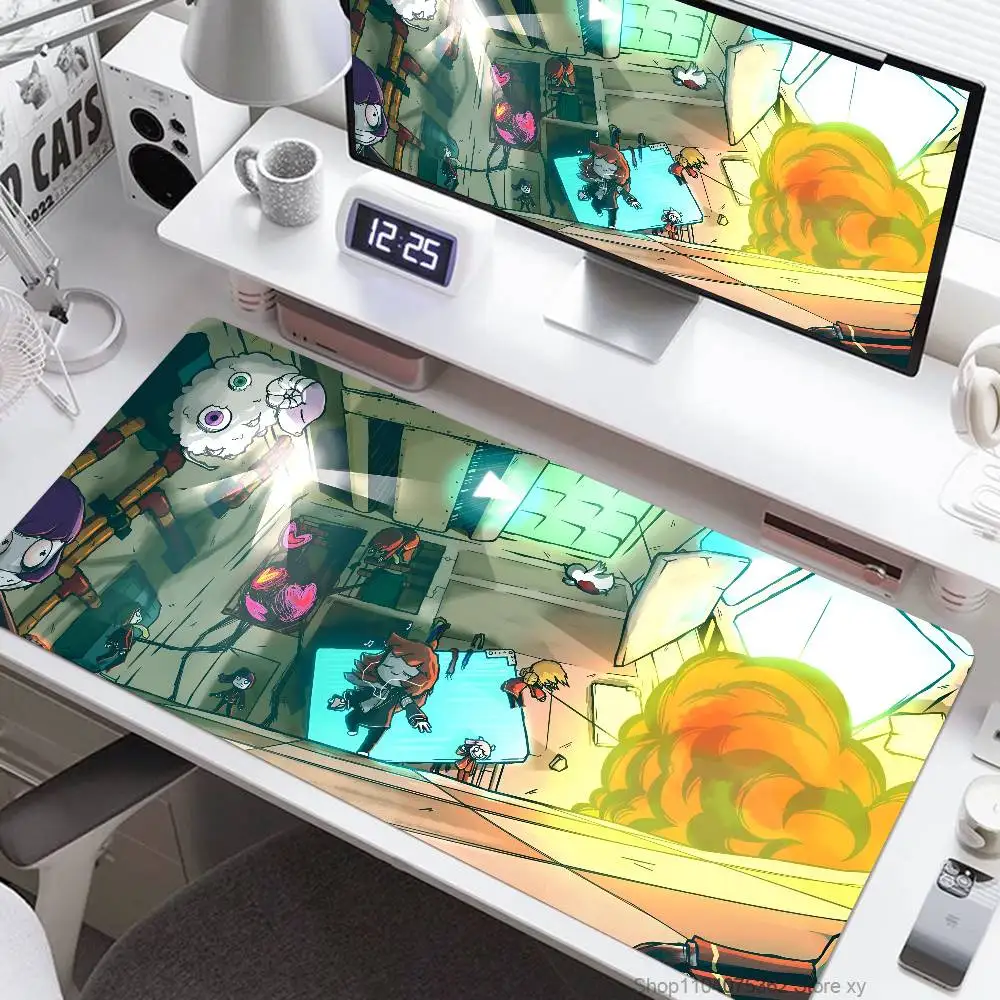 Game Lobotomy Corporation Mouse Pad Large Gaming Keyboard Mat LockEdge Rubber Computer Office Accessories