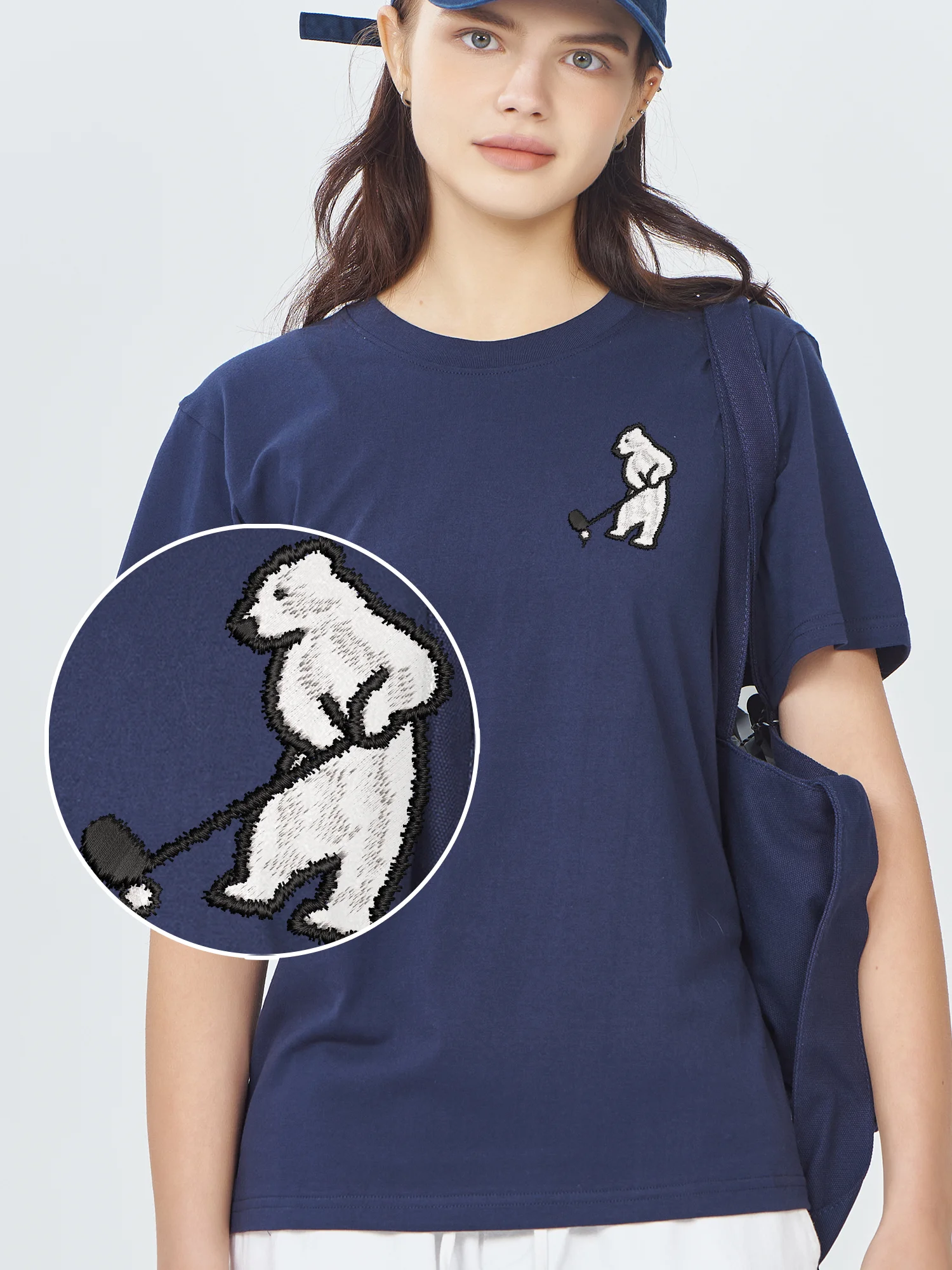 

Футболки с вышивкой Camiseta для гольфа, брендовая одежда, роскошная одежда, дышащая футболка с вышивкой для мужчин и женщин