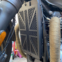 Motorcycle Radiator Water Cooler Grille Guard Cover Protector For TRIUMPH Bonneville T100 T120 Bobber Speedmaster 2017-2023