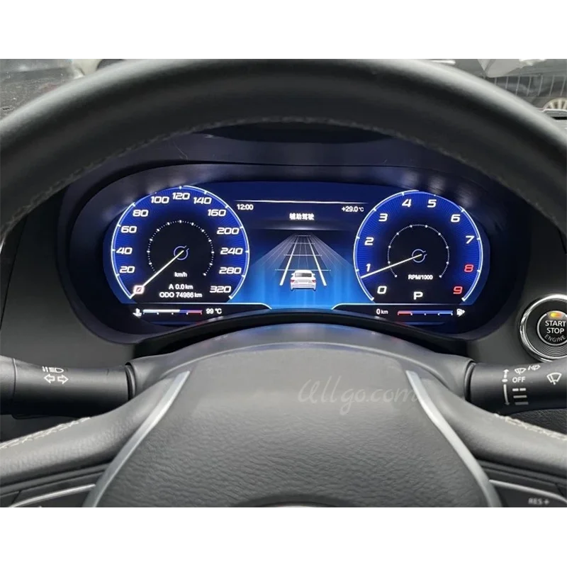 LCD Instrument Cluster for Infiniti Q50 Q60 2014-2024 Virtual Cockpit Digital Speedometer Support CarPlay