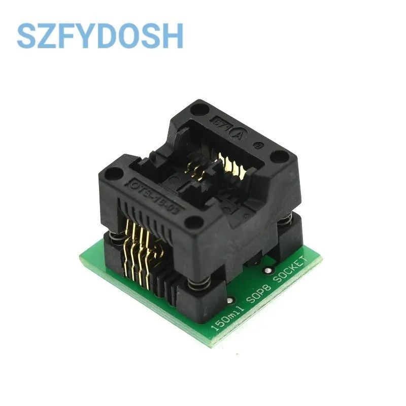 SOP8 auf DIP8 150mil Programmierer SOP8 Adapter Sockel SOP8(16)-1,27 für EZP2010 EZP2013 CH341A IC test
