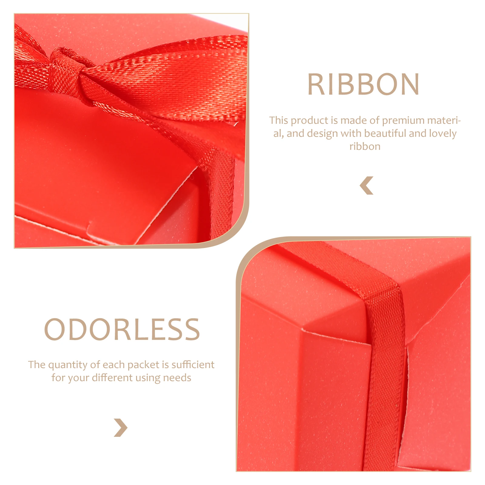 

50 Set Candy Box Christmas Gift Boxes Small Cookie Wrapping Empty Kraft Paper Treat Present Bride Party