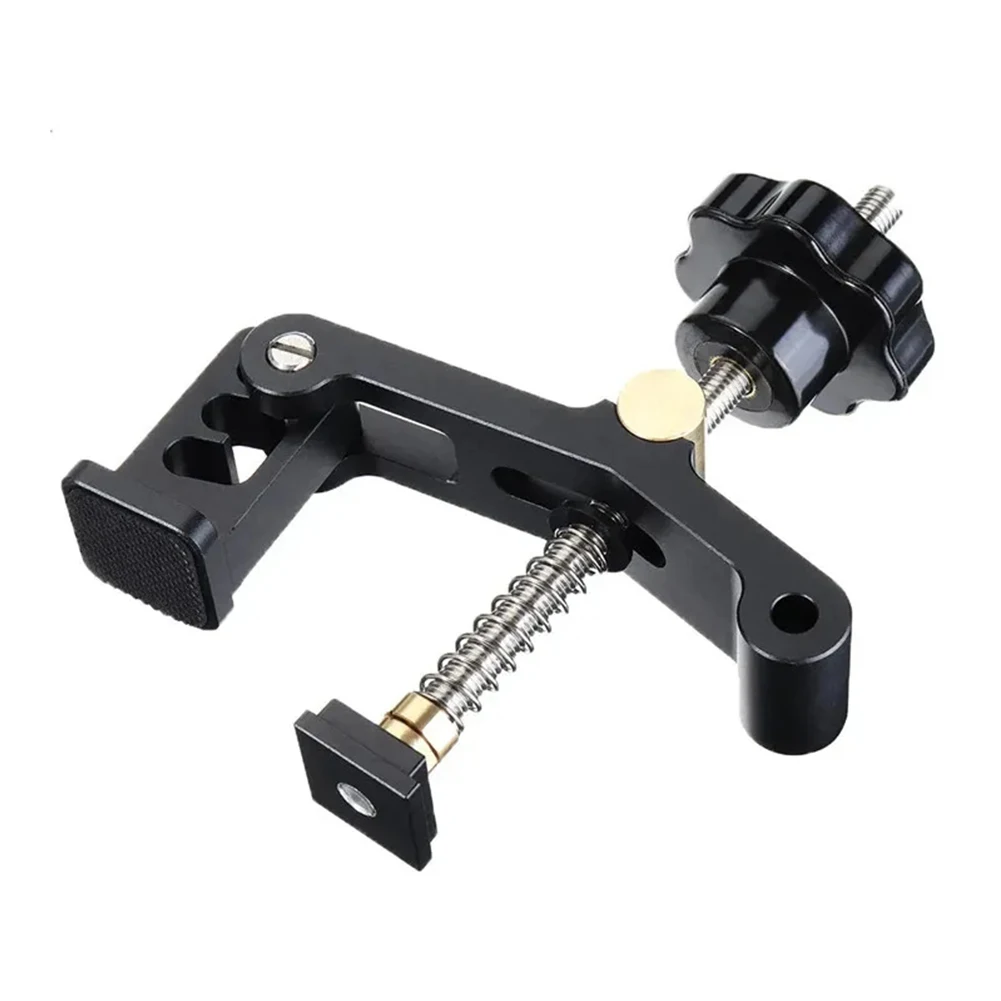 Aluminum Alloy Woodworking Clamp  Quick Adujust Foot  TSlot TTrack Miter Track  Thin and Thick Plates  Max Height Clamp