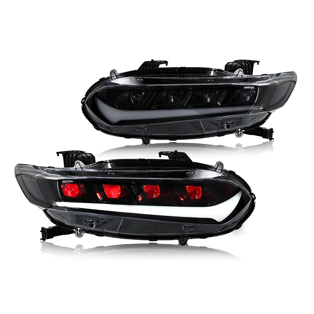 

Demon Eye Led Headlights For 2008-2022 Honda Accord 10 Gen Headlight Assembly Car Upgrade Accessories Driving Lamps