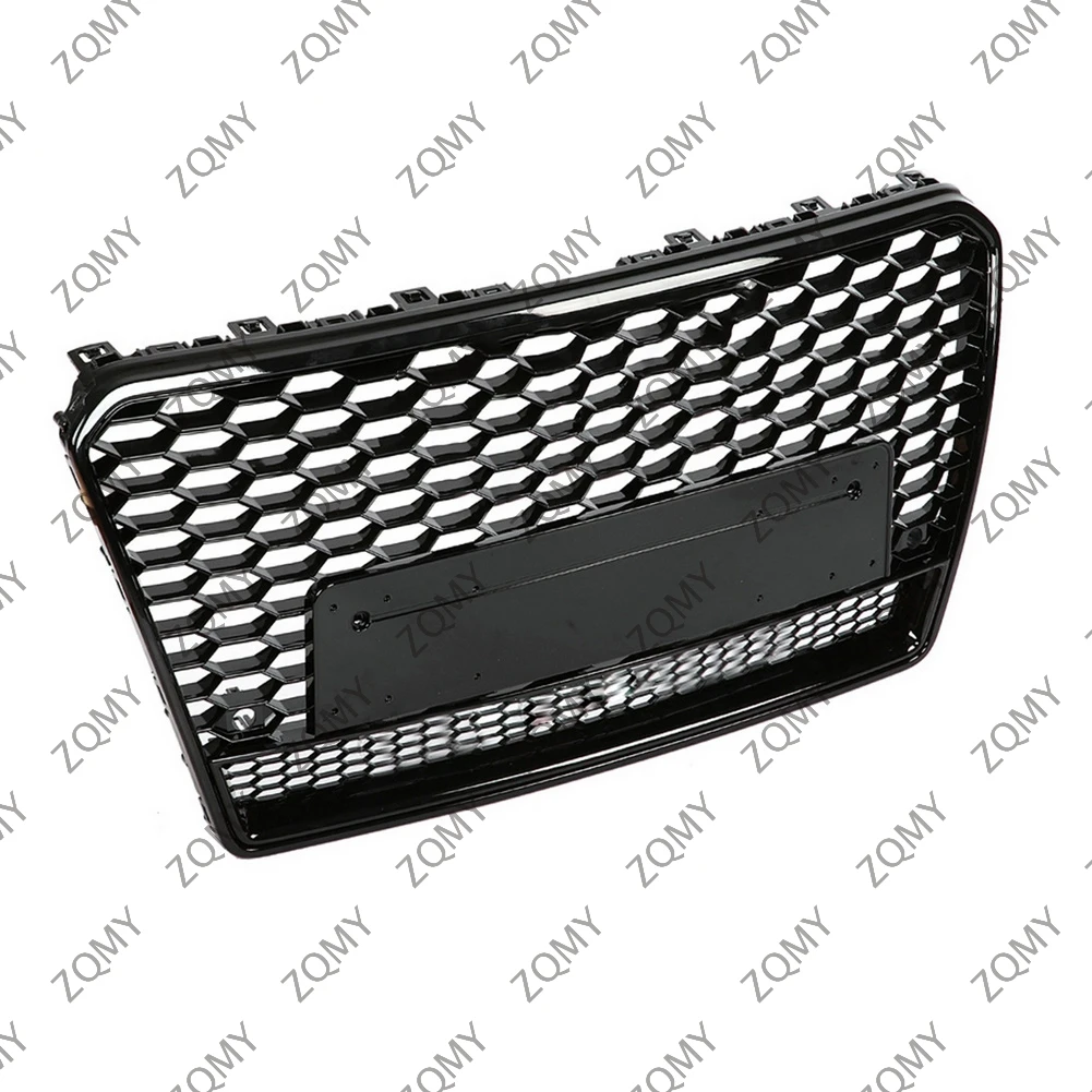 

With/Logo For Audi A7/A7L/S7 2009-2013 2014 2015 Car Front Bumper Grille Centre Panel Styling Upper Grill (Modify RS7 style)