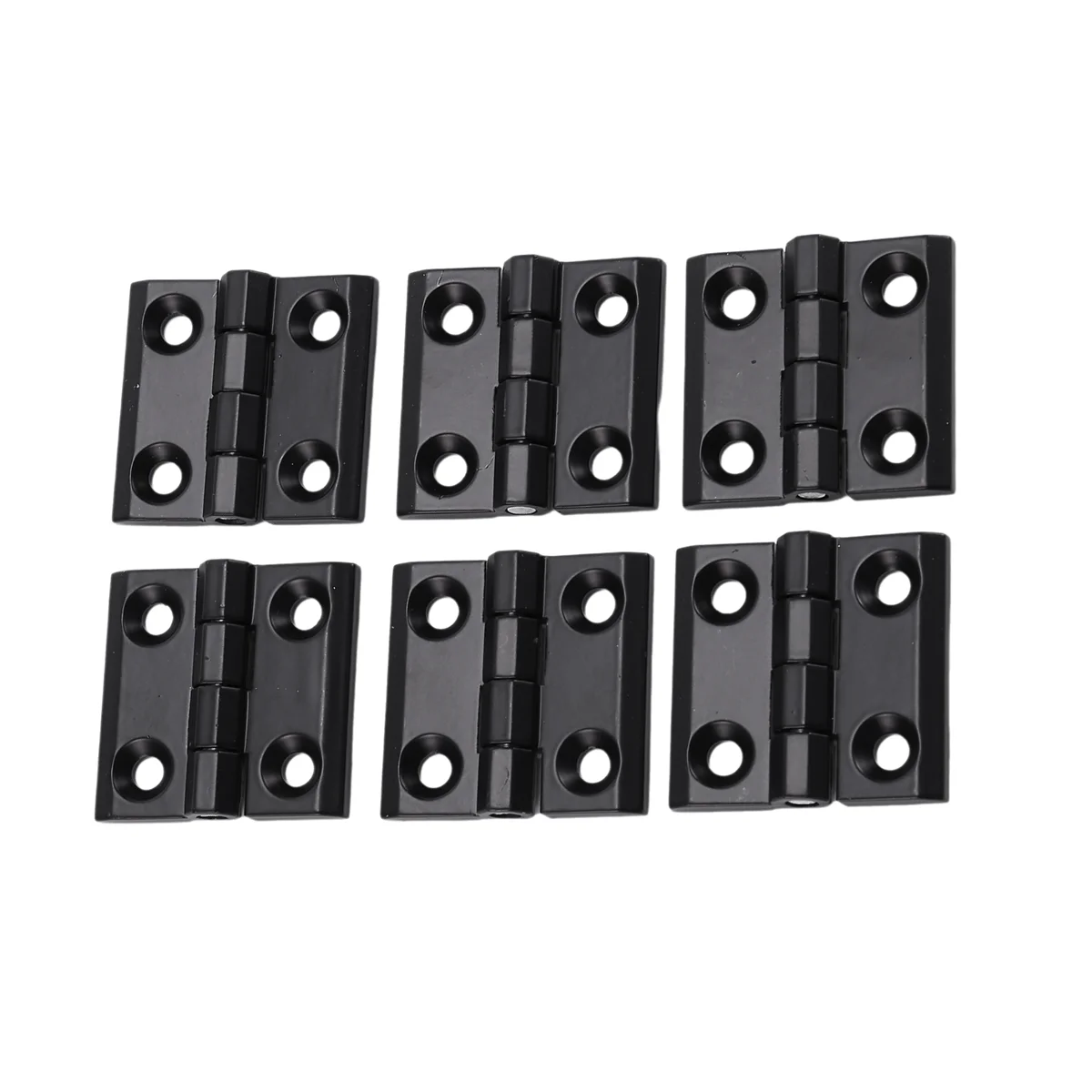 

Распродажа, 6 черных алюминиевых дверных петель для мебельного шкафа 50 мм x 50 мм