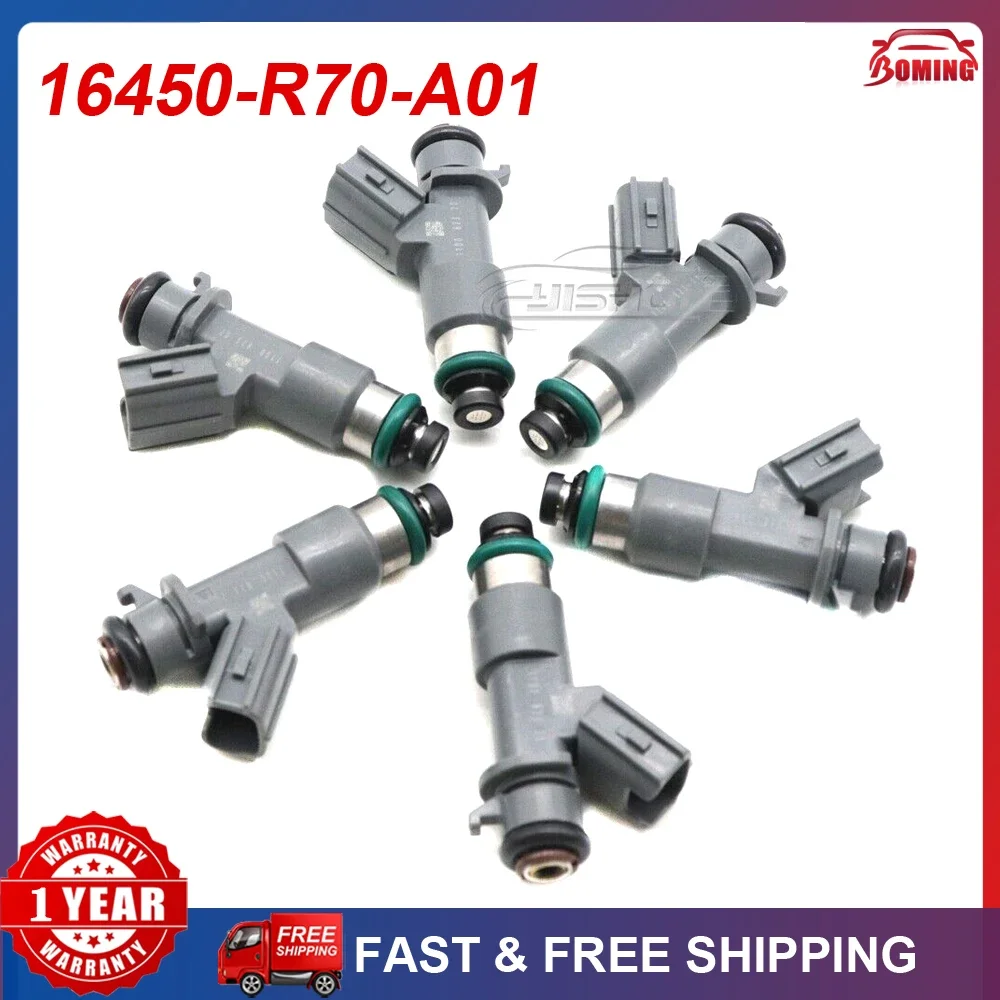 

New Car Fuel Injector Nozzle 16450-R70-A01 FOR HONDA ACCORD ACURA MDX TL TSX 3.5L 3.7L 2008-2016 16450R70A01 842-12352