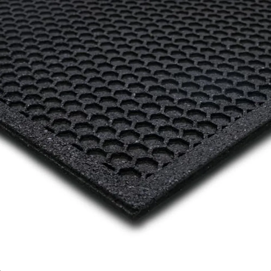 Indoor Outdoor Heavy Duty Rubber Floor Mat 1 3 Thick 18 x 30 Anti Slip for Garage Garden Indoor Outside Industrial Pool Entranc