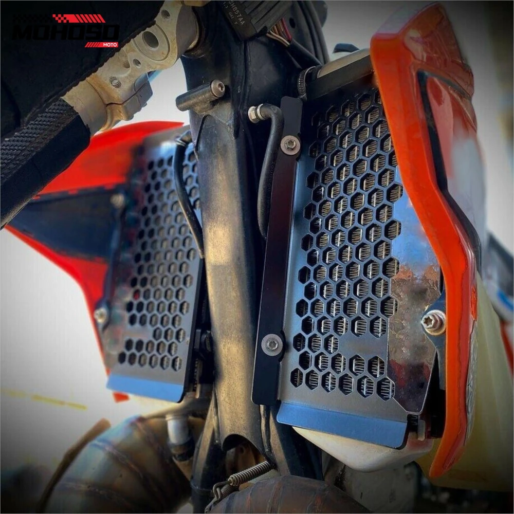 For EXC XC XCW TPI 2T/4T model 125 150 250 300 450 500 EXC-F XC-F SX SX-F Motorcycle CNC Radiator Protection Guard Grille Cover