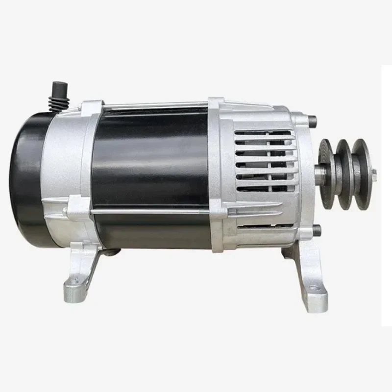 AC Voltage  All Copper Small Generator 220V Electric Alternator Machine Belt Type Generator High Power 2000W Pulley Generator