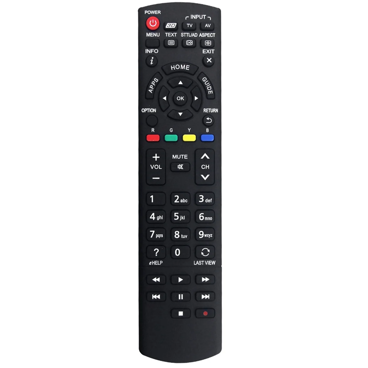 AAAE Replace N2QAYB000933 Remote for TV TH-60AS700A TH55AX670A TH60AS740A TH-60AS700Z TH-55AS670A TH-55AS670Z