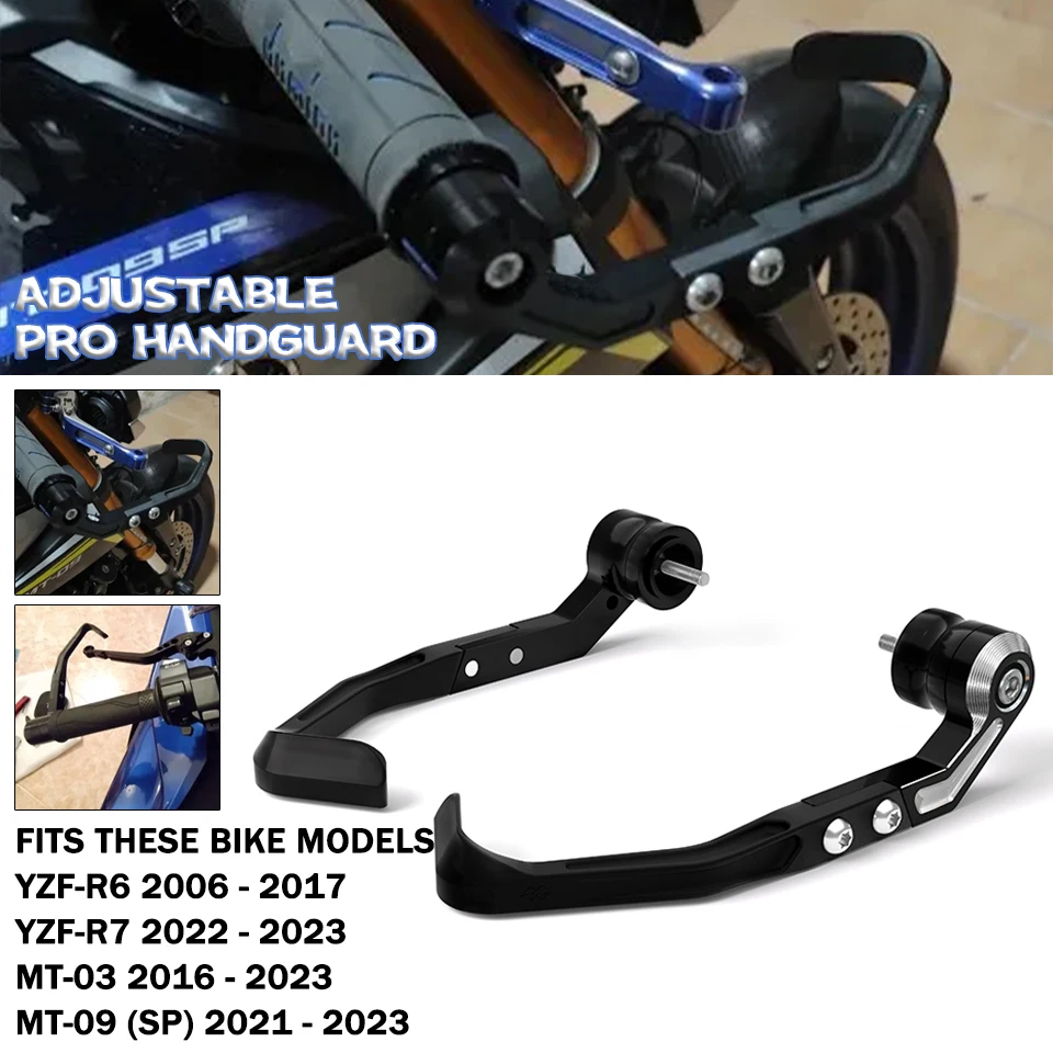 motorcycle handguards YZFR6 2006-2017 YZFR7 2022-2023 MT03 2016-2023 MT09 (SP) 2021-2023 Clutch Lever Guard handguards motorcycl