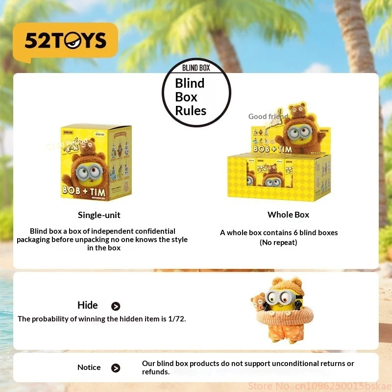 Bob Tim Companion Moments Blind Box, breloque de sac souple et durable, décoration de clé, cadeau spécial du Nouvel An pour les meilleurs amis, les complices, les amis