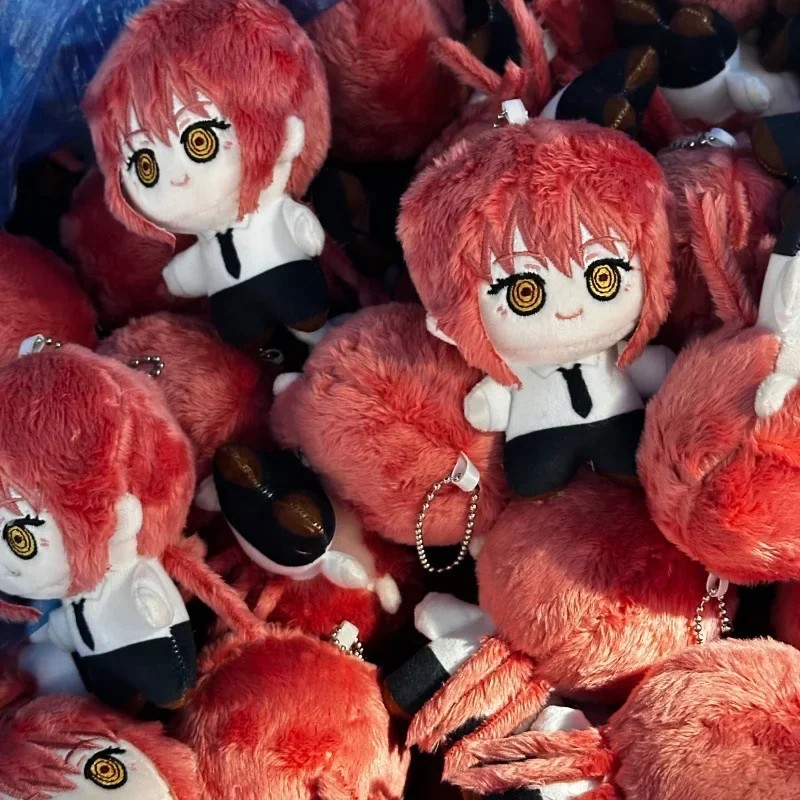 Chainsaw Man Mini Plush Doll 10cm Anime Denji Makima Power Aki Himeno Stuffed Doll Keychain Plushie for Backpack Decor Fans Gift