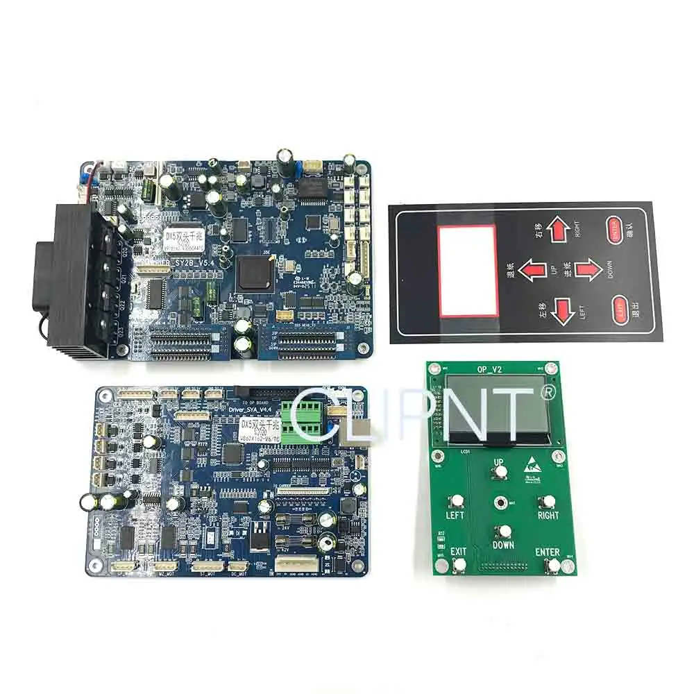 KYJET New version large format printer DX5 double head Senyang board kit 6 Key head board&Motherboard Eco solvent printer