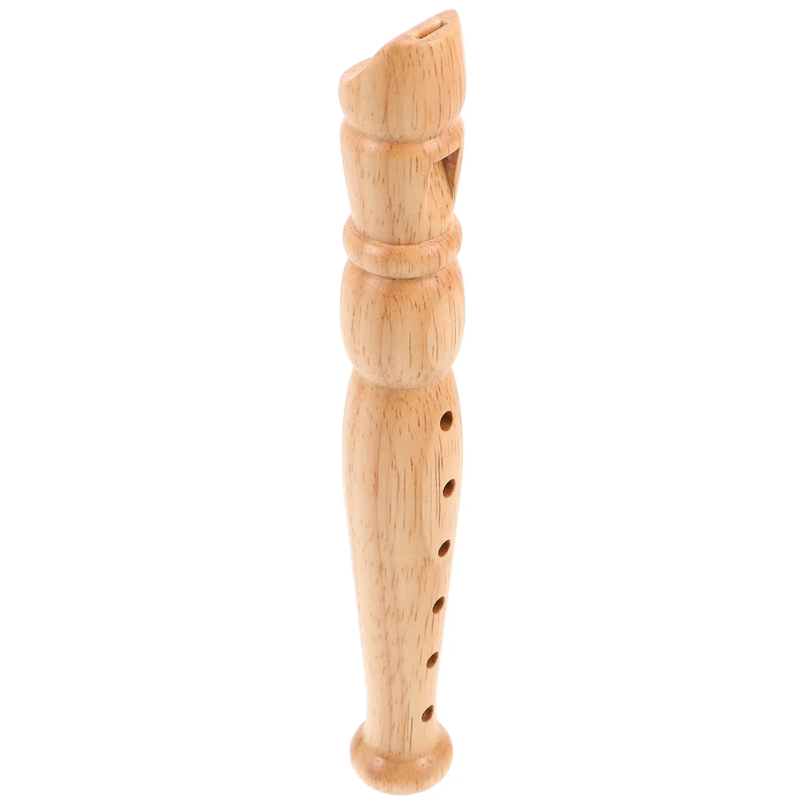 

Wooden 6-Hole Recorder Beginner Flute Clear Sound Lightweight Portable Music Instrument for Piccolo Clarinet