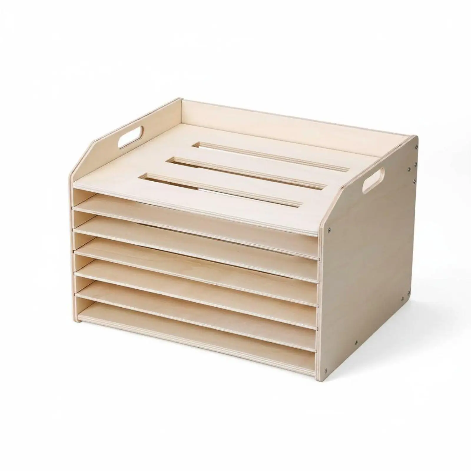 Adjustable Divider Shelf Easy to Sort Paper Organizer Removable Shelves