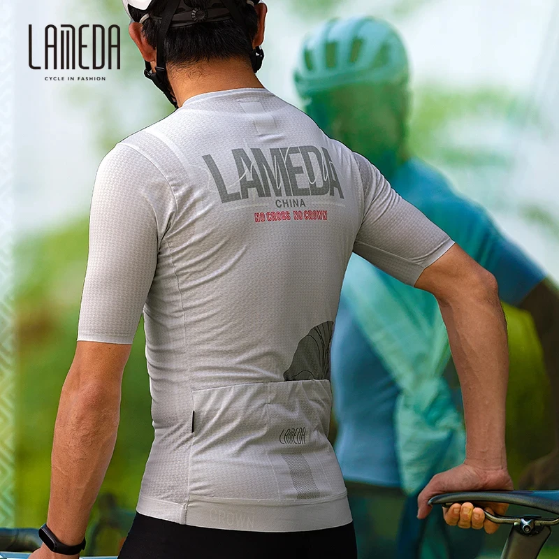 Lameda Cycling Sets Comfortable Men Cycling Shorts Jersey Breathable Short Sleeve Shorts Suit Cycling Clothing