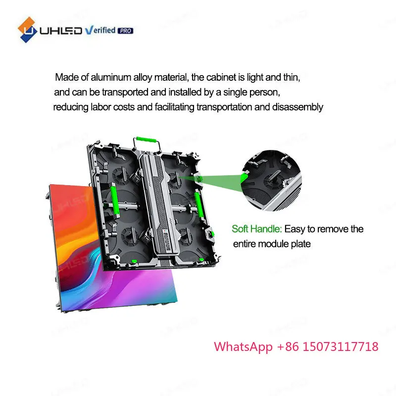 داخلي في الهواء الطلق شاشة عرض Led كامل اللون P3.91mm Led لوحة الحائط الفيديو 500*500 مللي متر الكنيسة Led لوحة الحائط الفيديو #6