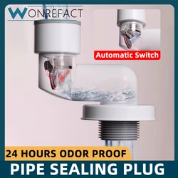 kitchen Floor Drain Pipe Sealing Plug Automatic Switch 24 hours Anti-Odor Anti-Odor Plug For Bathroom Pipes UniversalFloor Drain