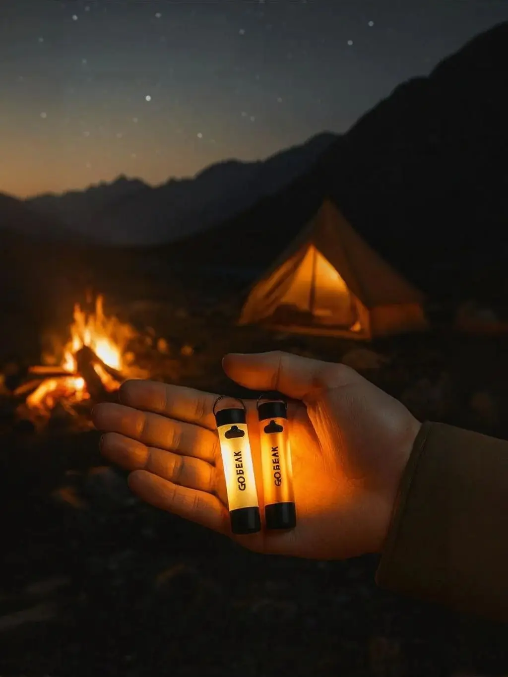 Mini latarka LED Gopeak, ładowana przez USB, z klipsem do kluczy, lampka na czapkę, długa żywotność baterii, do użytku awaryjnego, na wędrówki, kemping, na zewnątrz. — zdjęcie 2
