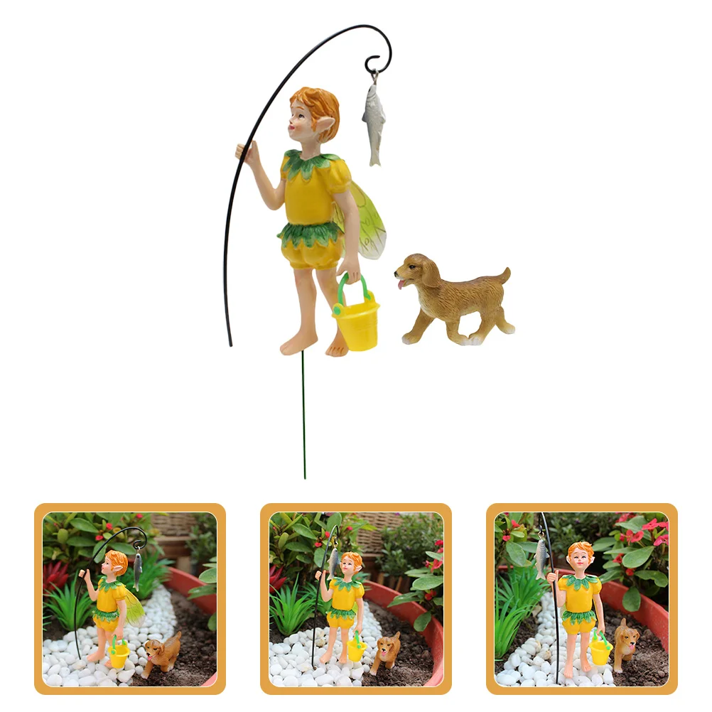 

1Set Garden Planter DIY Accessories Resin Dog Sculpture Decor for Home Office Living Room Desktop Decoration Holiday Party Charm