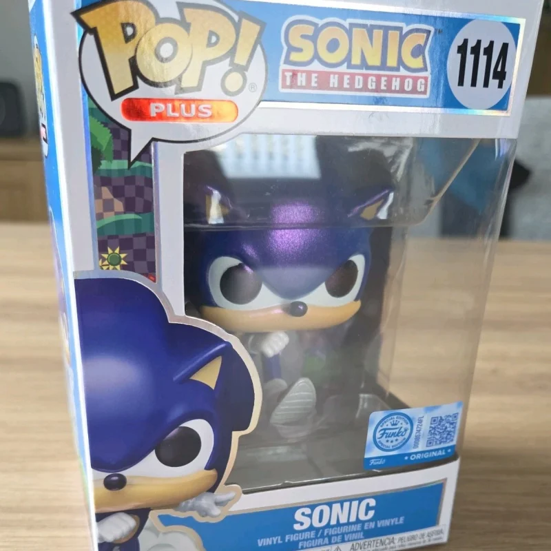 Funko Pop Funko Pop Sonic The Hedgehog #1114 Vinyl Figure Statue Doll Decor Limited Edition Model Collectible Toys Kids Gift