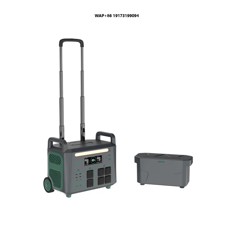 ATZ3600EU Portable Outdoor Power Station 3600W AC Output with 51.2V 40AH LiFePO4 Battery Solar Panel Backup Power Source