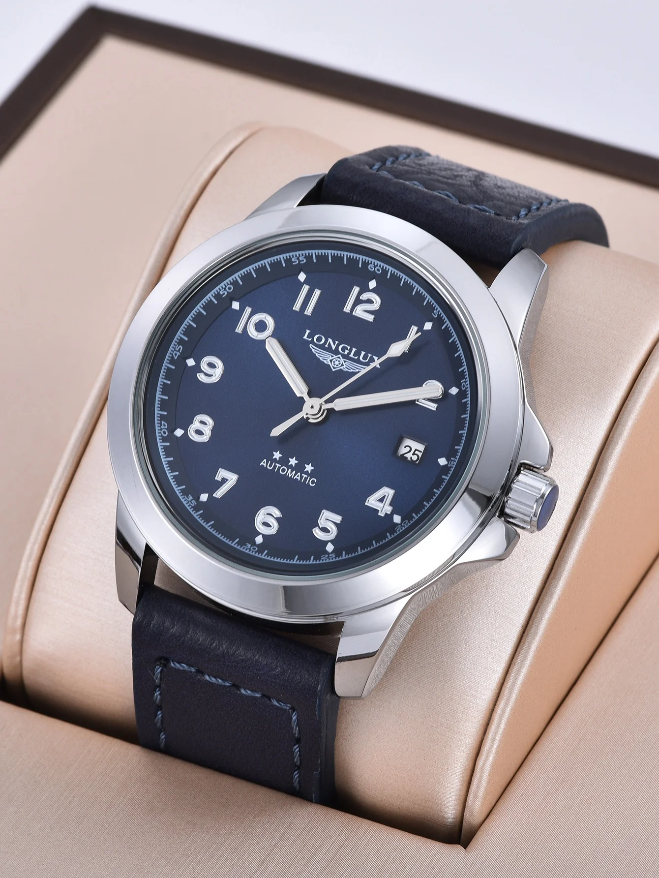 Men Automatic Watch Pilot Business Classic Military Mechanical Watches vintage Date Leather Waterproof Luminous Gift for You
