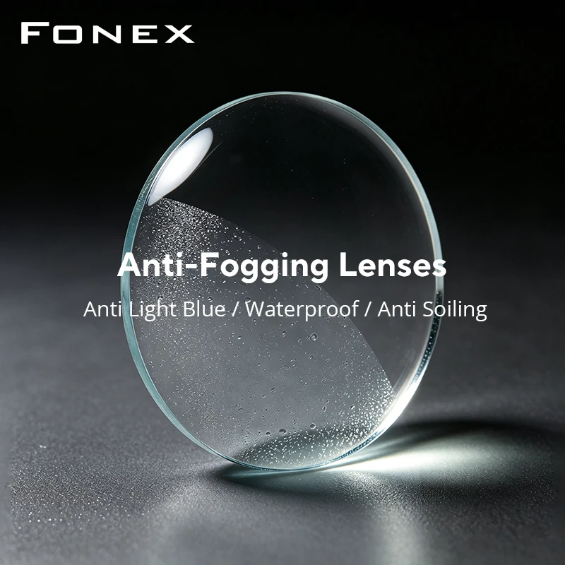 Anti-Fogging / Anti Blue Light / Waterproof / Anti Soiling Optical 1.56 1.61 CR-39 Resin Myopia Glasses Lens Customized