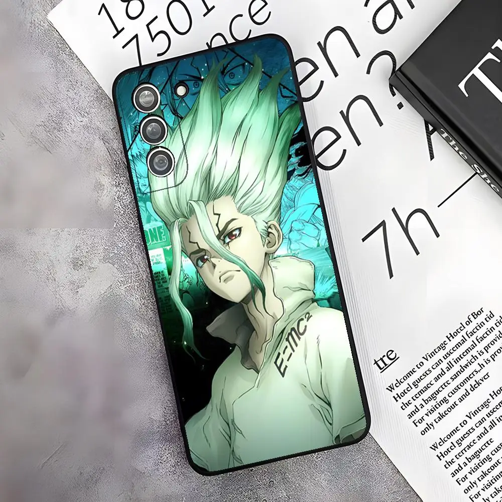 Dr STONE Japanese Anime Phone Case For Samsung S26 S25 Edge S24 S23 S22 S21 S20 Ultra Plus Fe Galaxy A54 A53 A34 A25 A16 Cover