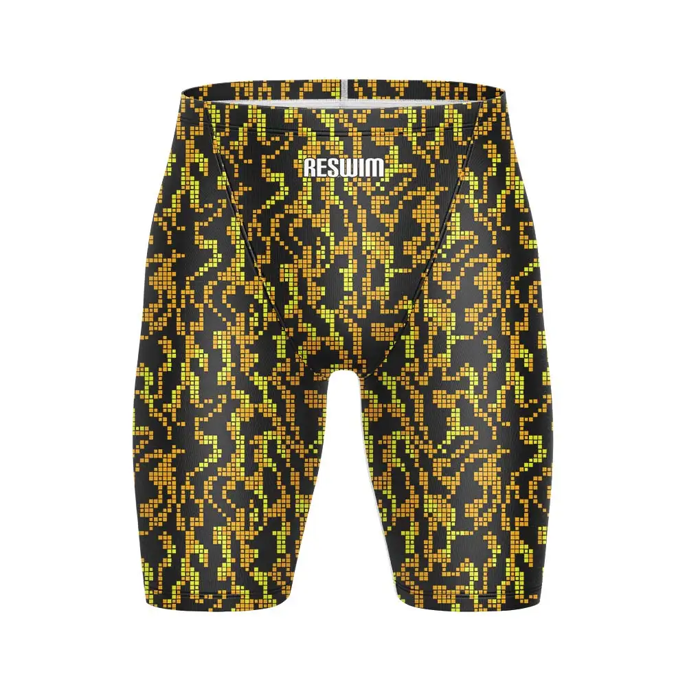 2026 Men's Print Jammer Swimsuit Swimming Trunks Beach Tights Shorts Athletic Training Swimwear Sports Swim Rash Guards Pants