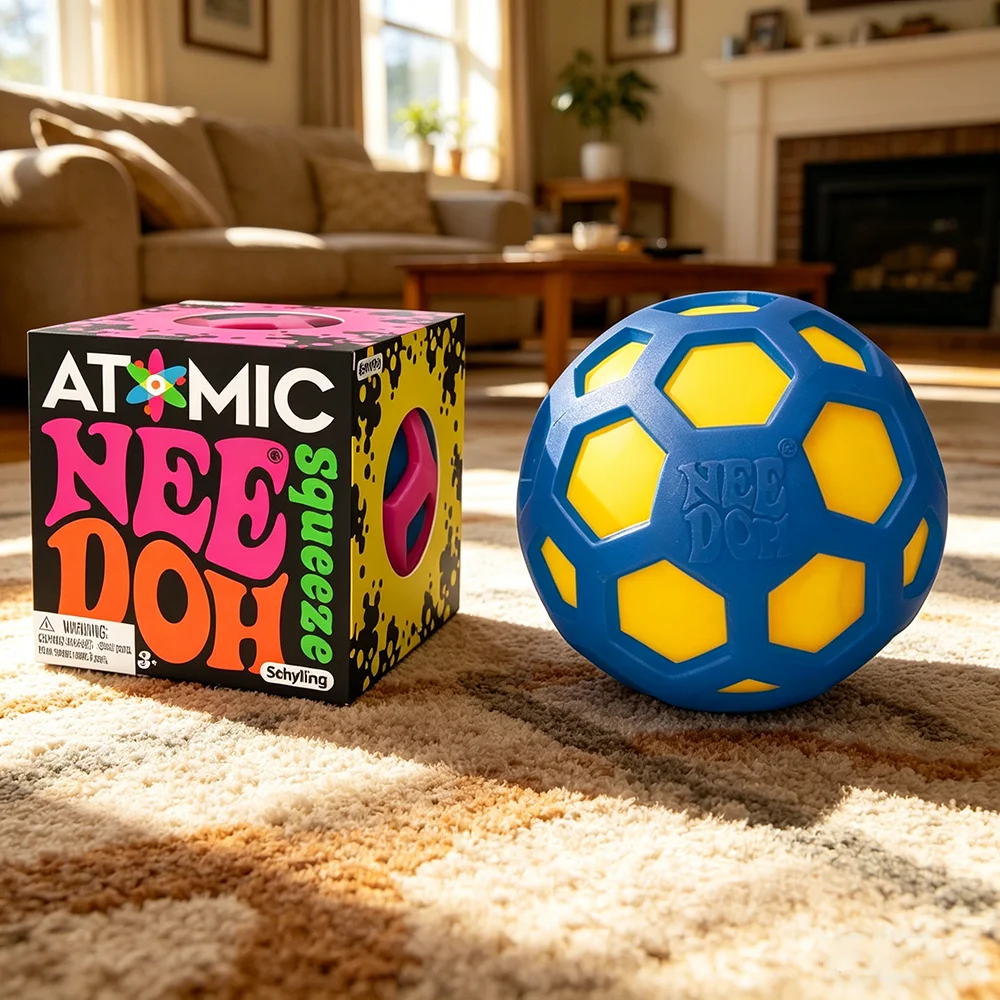 

Atomic NeeDoh Stress Relief Ball Sensory Fidget Toy Fun Party Gift Emotional Calm Relaxation for Adults and Children