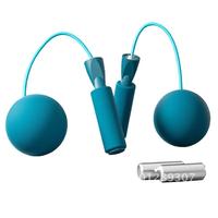 Adult Weight-Bearing Cordless Jump Rope Dual-Use Professional Wireless PVC Material for Running Sports Fitness Peacock