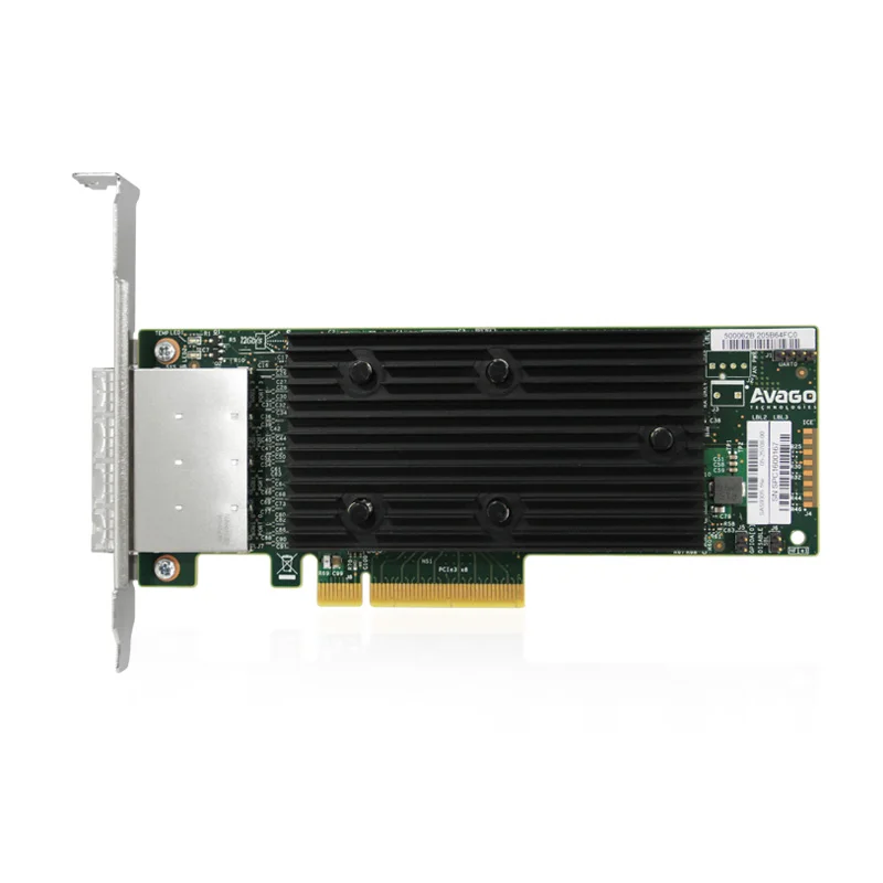 

Broadcom HBA 9305-16e 05-25704-00 LSI SAS3216 PCIe 3,0x8 внешний 16 порт 4 * SFF8644 12 Гб/с SAS/SATA хост-адаптер шины