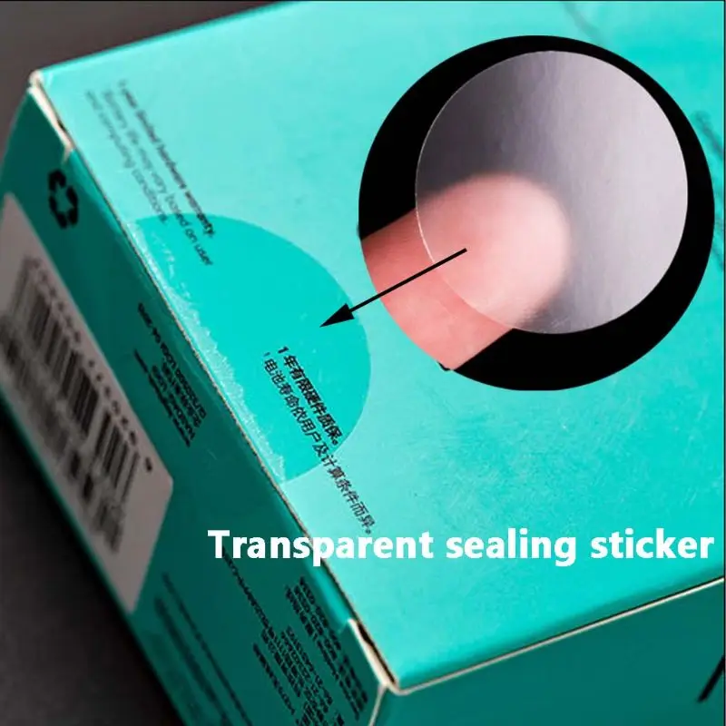 Round Transparent Stickers 500pcs/roll Self Adhesive Wrapping Box Sealing Clear Dropship