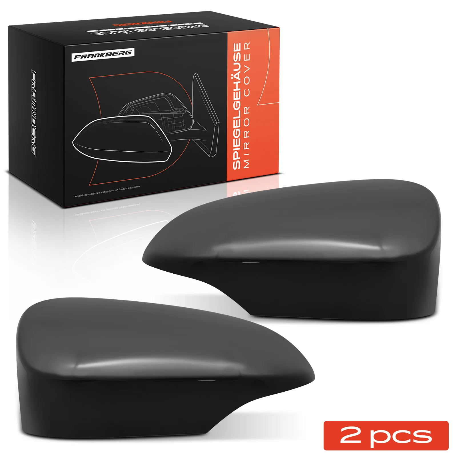 Frankberg 2x capuchons de rétroviseurs extérieurs avant gauche et droit pour Toyota Auris E18 Kombi Van Kasten Bj à partir de 2009 879450 F911