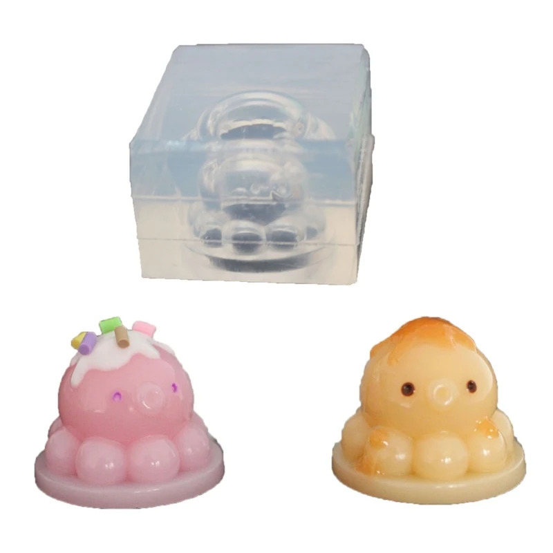 Octopus Silicone Mould Fondant Cake Moulds 3D Octopus Chocolate Baking Mold R3MC