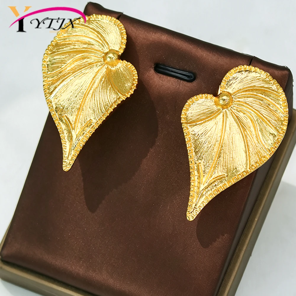 Women Fashion Jewellery - YTJX 여성을위한 빈티지 골드 컬러 잎
