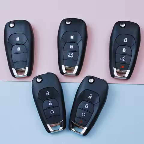 2 3 4 Buttons Car Key Housing Key Case Shell for Chevrolet Spark Sonic Camaro Volt Bolt Trax Malibu Cruze Aveo