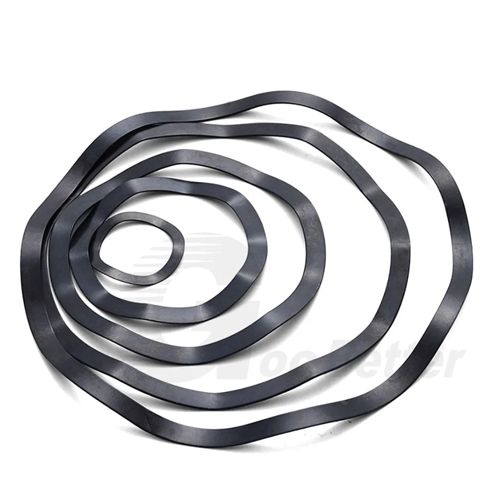 50-500Pc 3 Peaks Wave Washer M3 M4 M5 M6 M8 M10 M12 M14 M16 M17 M19-M34 65 Manganese Steel Wave Crest Type Gasket Spring Washer