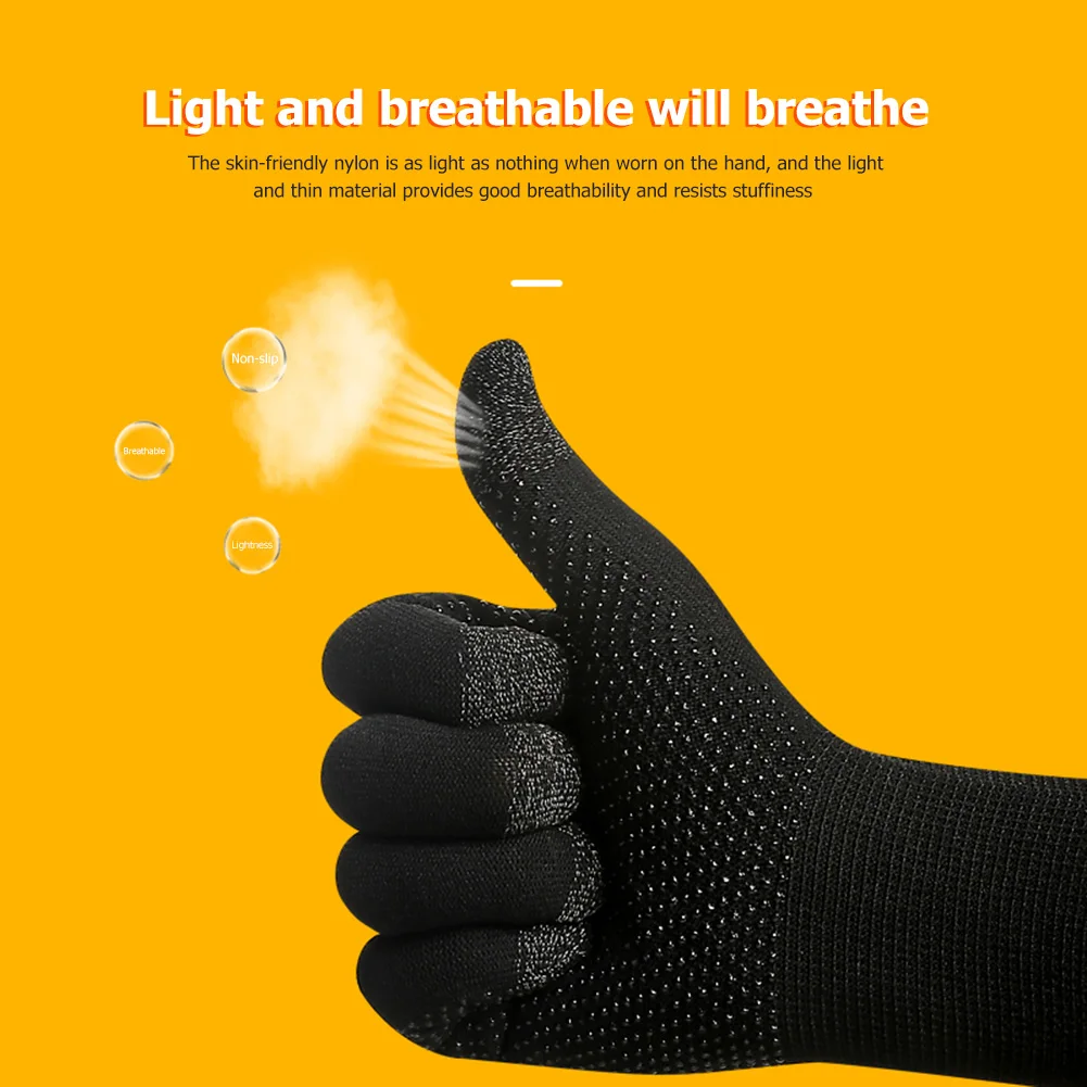 Guanti da moto Guanti sportivi touchscreen in maglia con dita intere Guanti termici caldi antiscivolo resistenti al sudore per uomo donna