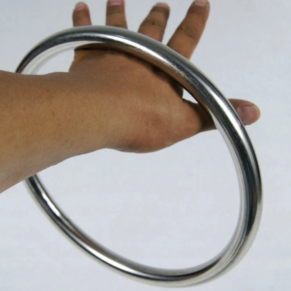 

2 Pcs Wing Steel Ring Durable Creative Training Equipment Fitness Metal Arm Stainless Hand Strength Circle