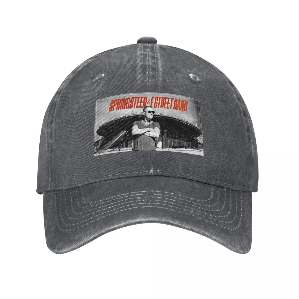 Bruce The E Street Band Springsteen Thunder Road Baseball Cap Distressed Denim Sun Cap for Men Women Outdoor Summer Hats Cap